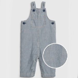 Baby Gap One-piece Railroad Stripe Overalls size 18-24 months EUC